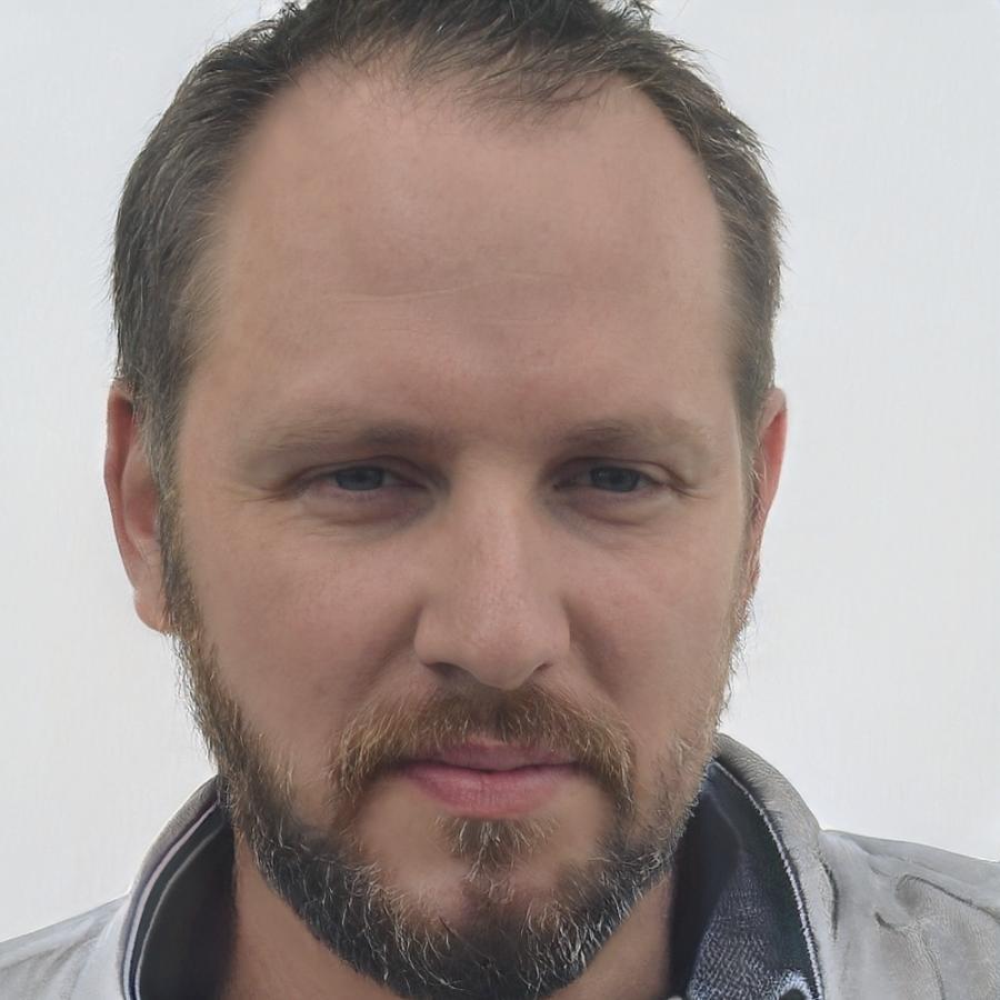 Callum Thackery reviewing financial reports